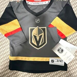 NHL Kids Vegas Golden Knights Gray and Gold Jersey